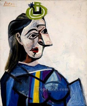 Buste de femme Dora Maar 1941 Cubism Oil Paintings